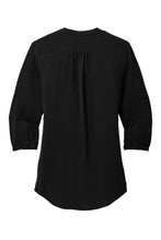 Load image into Gallery viewer, City of Hope | Women's 3/4-Sleeve Textured Crepe Tunic