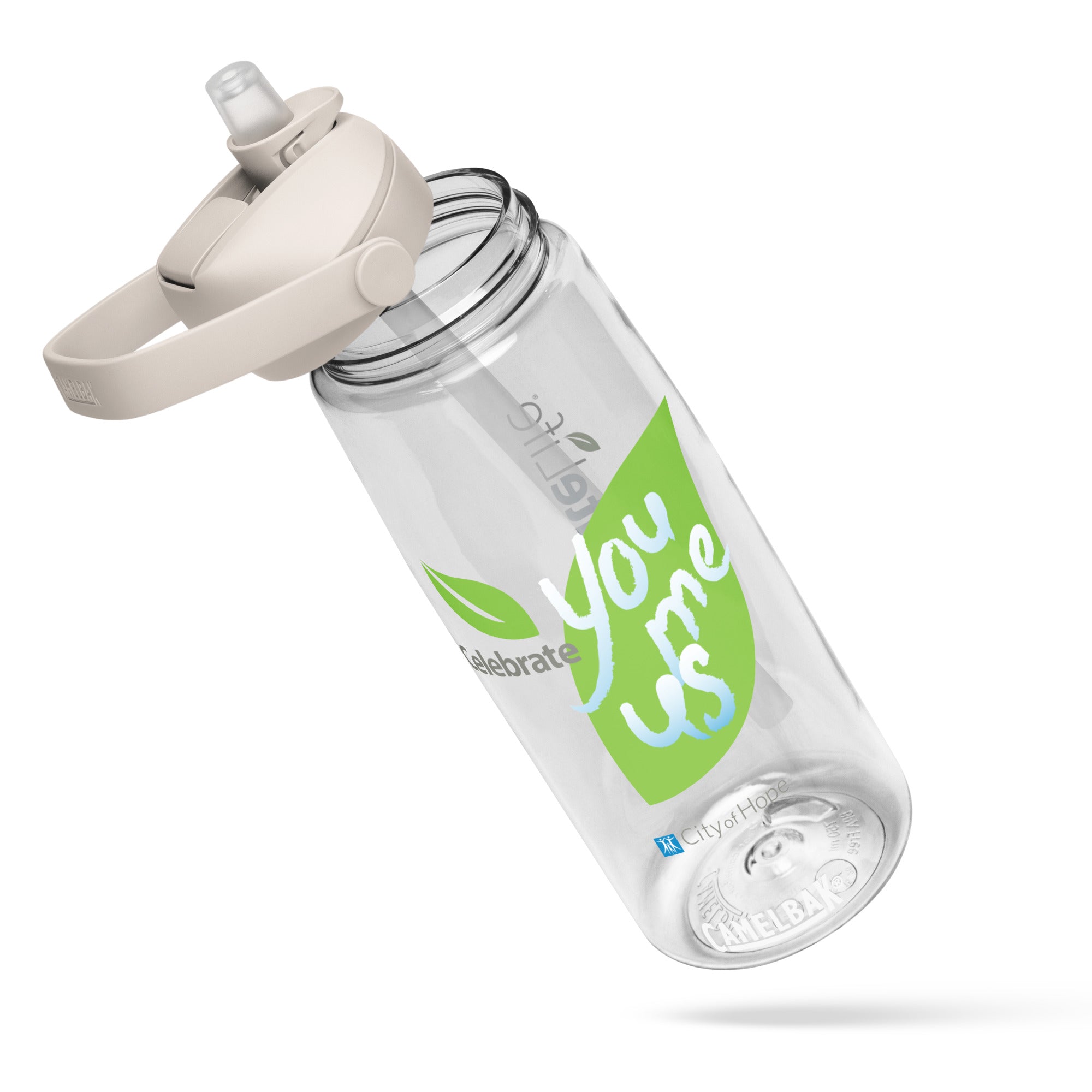 Celebrate Life 2025 Flip Straw Water Bottle – Shop Cancer Fighters