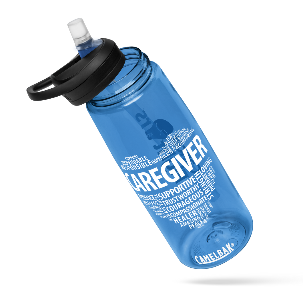 Cancer Fighters Caregiver Sports Water Bottle