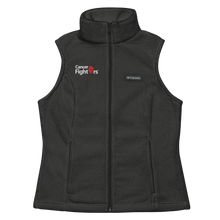 Load image into Gallery viewer, Cancer Fighters Women’s Columbia Fleece Vest
