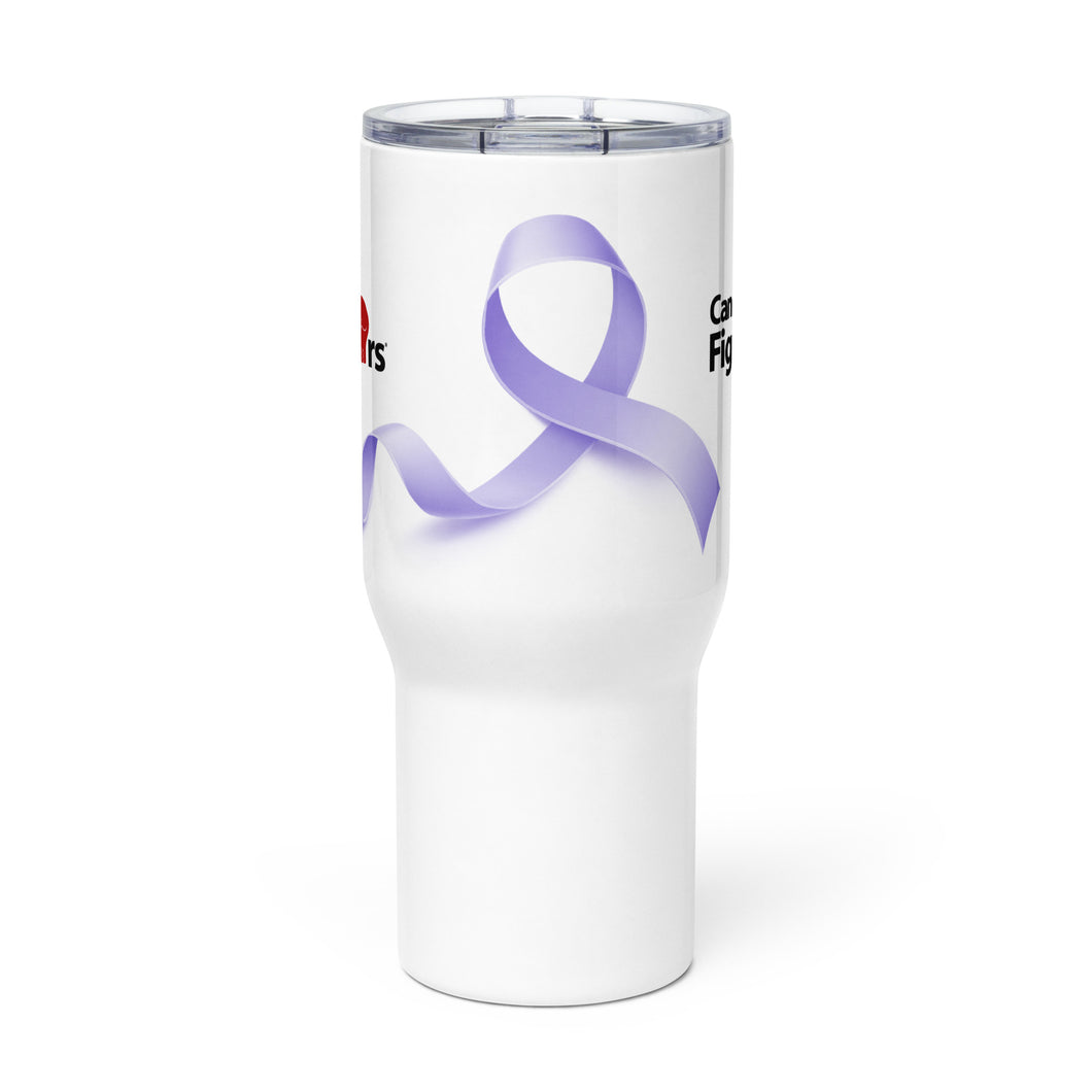Cancer Fighters Ribbon Travel Mug