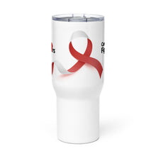 Load image into Gallery viewer, Cancer Fighters Ribbon Travel Mug
